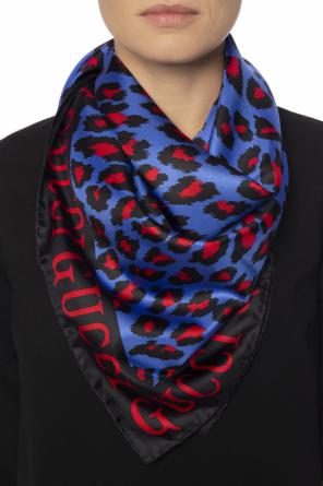 Silk scarf, zdjęcie 2 Silk scarf od Gucci